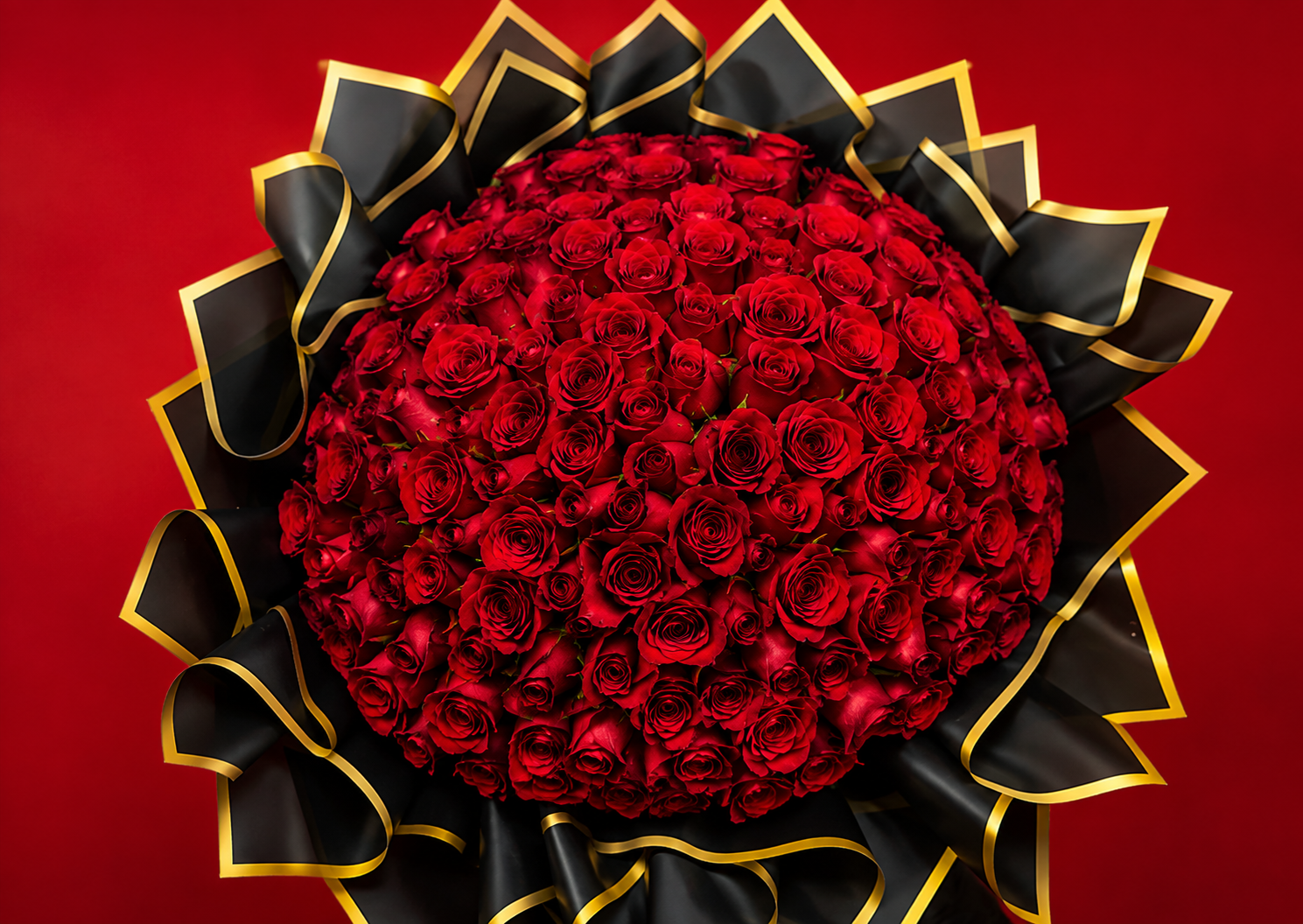Ramo de 100 Rosas Rojas