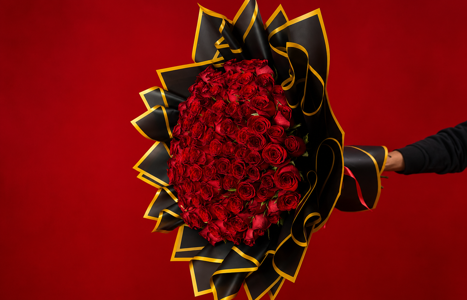 Ramo de 100 Rosas Rojas