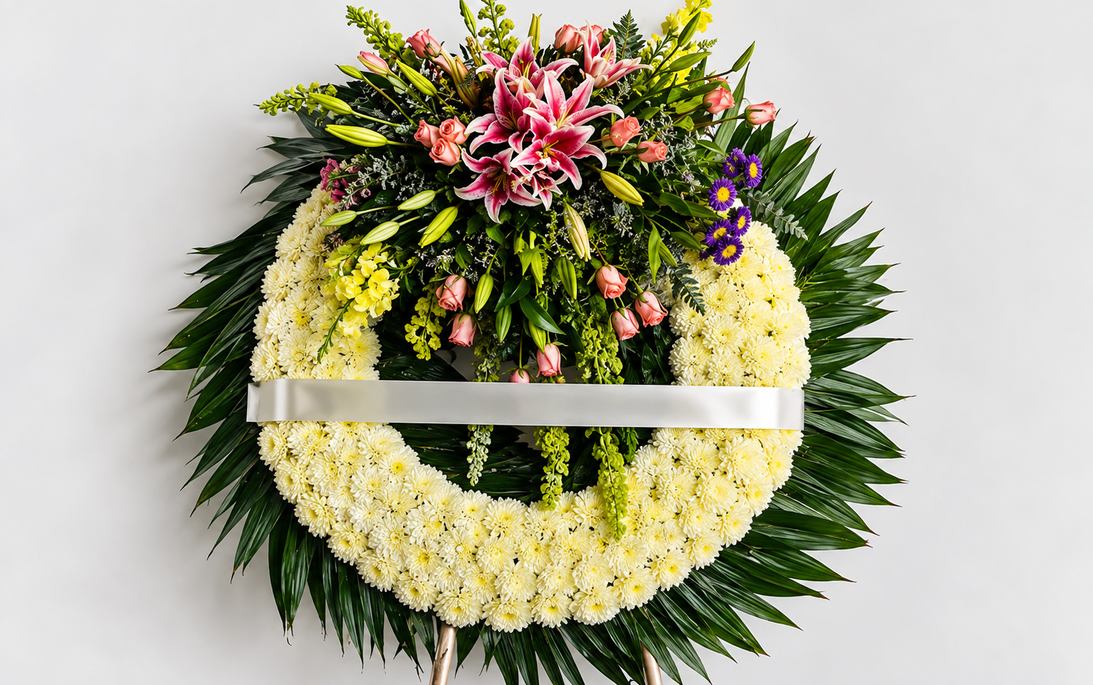 Corona Funeraria con Perritos y Maximoto