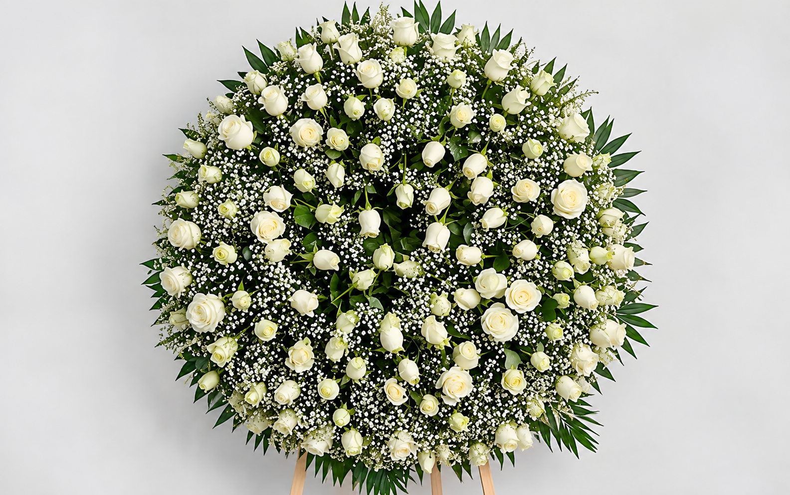 Corona Fúnebre 125 Rosas