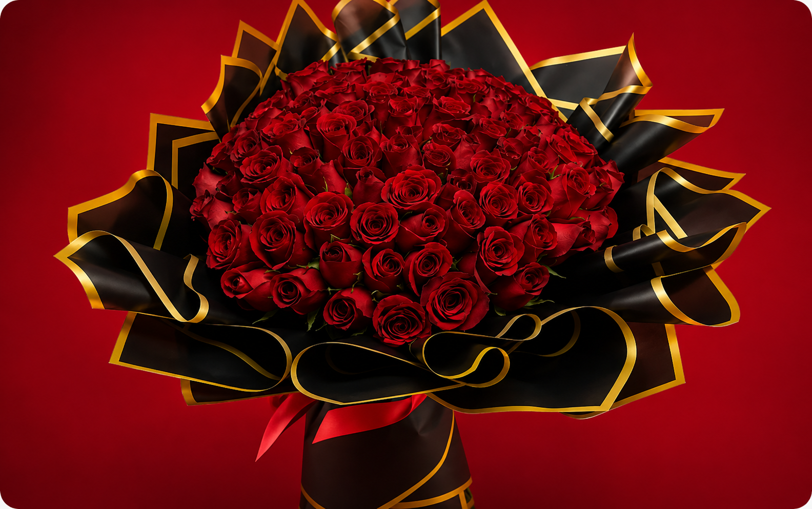 Ramo de 100 Rosas Rojas