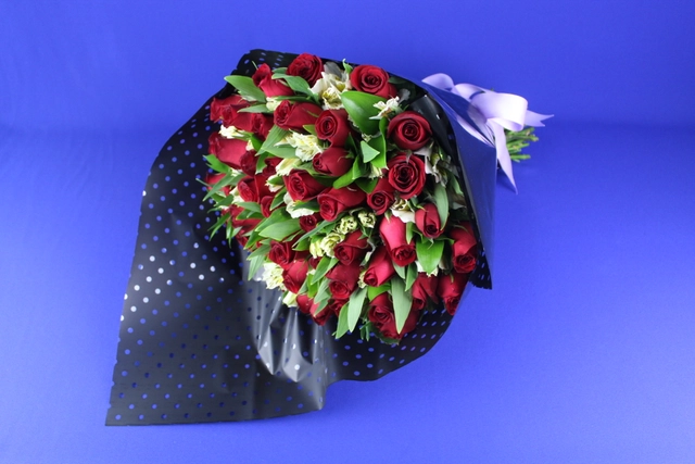 Bouquet 50 Rosas Rojas